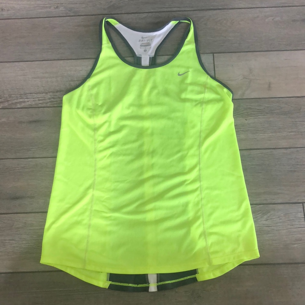 Nike Neon Yellow Tank Top